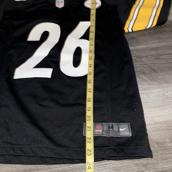 Nike Pittsburg Steelers youth jersey medium 8-10 boys #26 Bell NFL football - Picture 4 of 8